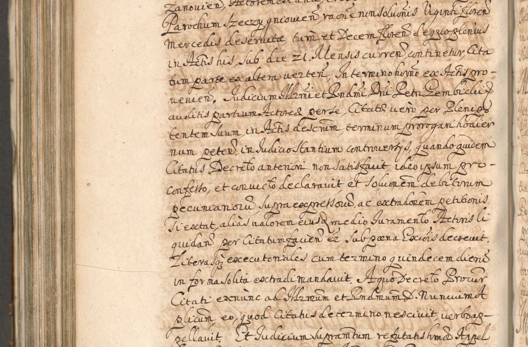 Zdjęcie nr 1304 dla obiektu archiwalnego: Acta actorum, decretorum, sententiarum, erectionum, confirmationum, institutionum, resignationum, constitutionum, provisionum, quietationum, submissionum, protestationum, substitutionum R. D. Petri Gembicki, episcopi Cracoviensis, ducis Severiae in a. D. 1650 et 1651 acticatorum. Volumen V