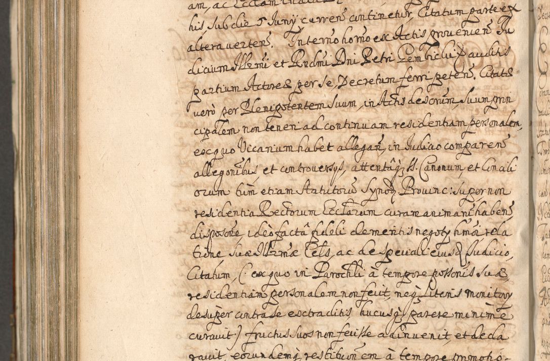 Zdjęcie nr 1296 dla obiektu archiwalnego: Acta actorum, decretorum, sententiarum, erectionum, confirmationum, institutionum, resignationum, constitutionum, provisionum, quietationum, submissionum, protestationum, substitutionum R. D. Petri Gembicki, episcopi Cracoviensis, ducis Severiae in a. D. 1650 et 1651 acticatorum. Volumen V