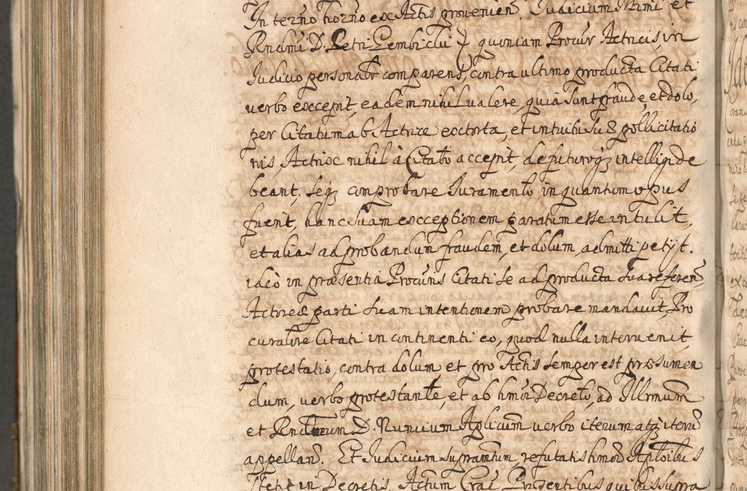 Zdjęcie nr 1294 dla obiektu archiwalnego: Acta actorum, decretorum, sententiarum, erectionum, confirmationum, institutionum, resignationum, constitutionum, provisionum, quietationum, submissionum, protestationum, substitutionum R. D. Petri Gembicki, episcopi Cracoviensis, ducis Severiae in a. D. 1650 et 1651 acticatorum. Volumen V