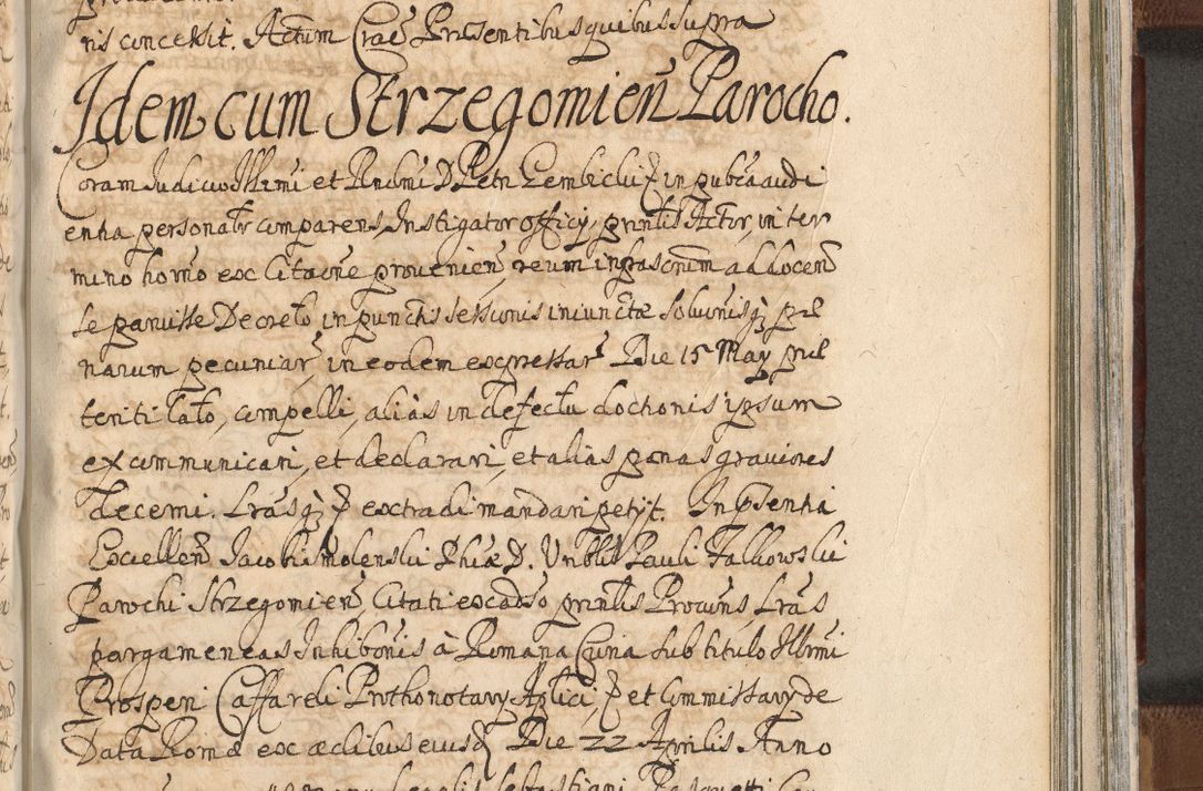 Zdjęcie nr 1293 dla obiektu archiwalnego: Acta actorum, decretorum, sententiarum, erectionum, confirmationum, institutionum, resignationum, constitutionum, provisionum, quietationum, submissionum, protestationum, substitutionum R. D. Petri Gembicki, episcopi Cracoviensis, ducis Severiae in a. D. 1650 et 1651 acticatorum. Volumen V