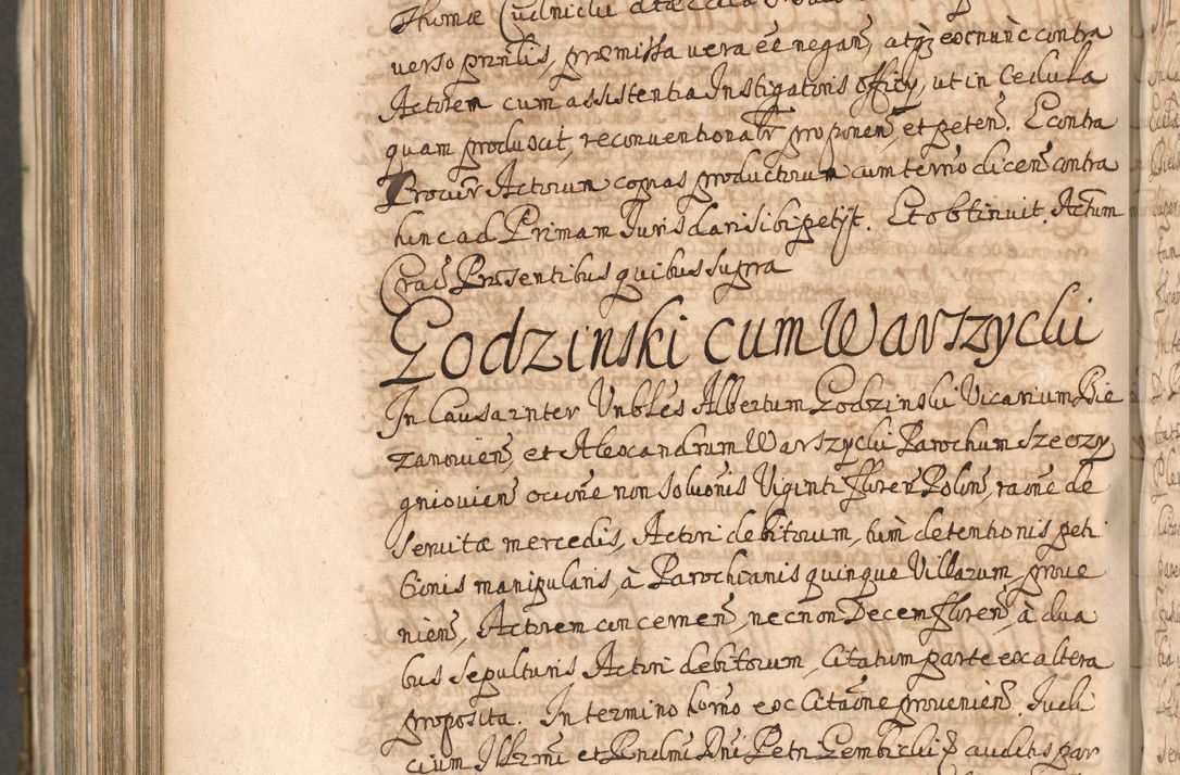Zdjęcie nr 1292 dla obiektu archiwalnego: Acta actorum, decretorum, sententiarum, erectionum, confirmationum, institutionum, resignationum, constitutionum, provisionum, quietationum, submissionum, protestationum, substitutionum R. D. Petri Gembicki, episcopi Cracoviensis, ducis Severiae in a. D. 1650 et 1651 acticatorum. Volumen V