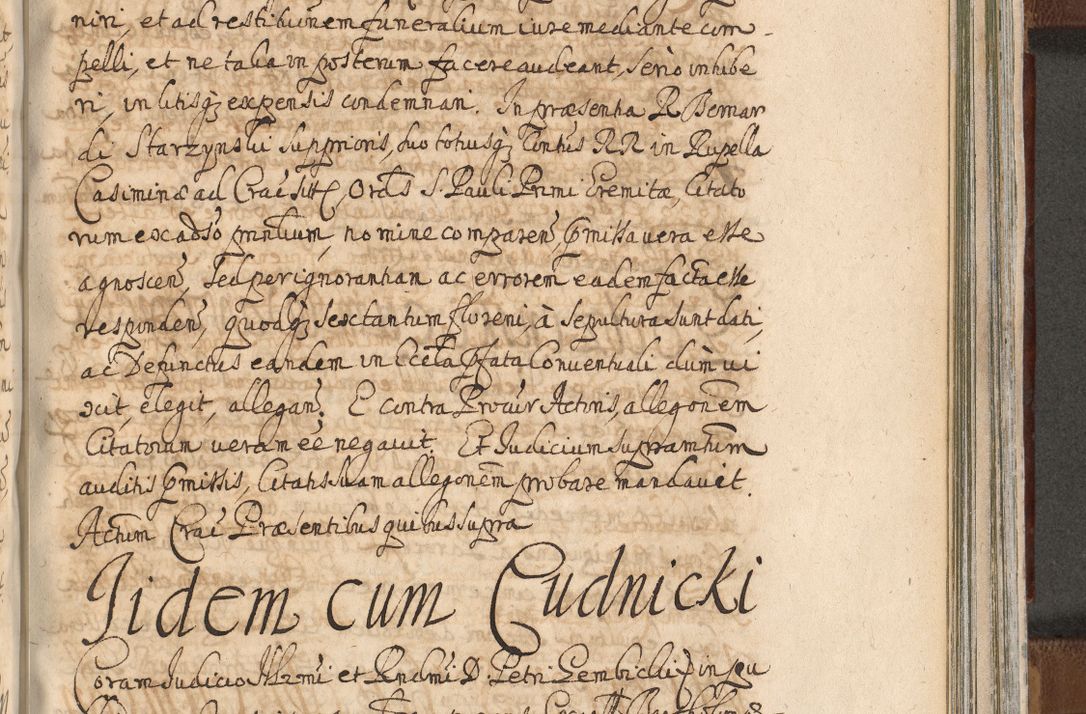 Zdjęcie nr 1289 dla obiektu archiwalnego: Acta actorum, decretorum, sententiarum, erectionum, confirmationum, institutionum, resignationum, constitutionum, provisionum, quietationum, submissionum, protestationum, substitutionum R. D. Petri Gembicki, episcopi Cracoviensis, ducis Severiae in a. D. 1650 et 1651 acticatorum. Volumen V