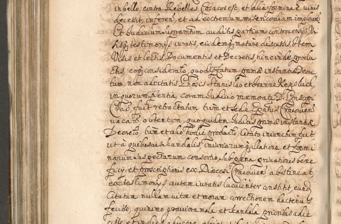 Zdjęcie nr 1284 dla obiektu archiwalnego: Acta actorum, decretorum, sententiarum, erectionum, confirmationum, institutionum, resignationum, constitutionum, provisionum, quietationum, submissionum, protestationum, substitutionum R. D. Petri Gembicki, episcopi Cracoviensis, ducis Severiae in a. D. 1650 et 1651 acticatorum. Volumen V