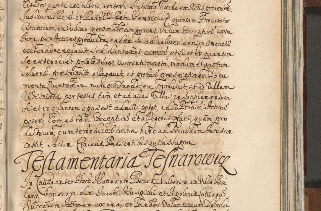 Zdjęcie nr 1279 dla obiektu archiwalnego: Acta actorum, decretorum, sententiarum, erectionum, confirmationum, institutionum, resignationum, constitutionum, provisionum, quietationum, submissionum, protestationum, substitutionum R. D. Petri Gembicki, episcopi Cracoviensis, ducis Severiae in a. D. 1650 et 1651 acticatorum. Volumen V