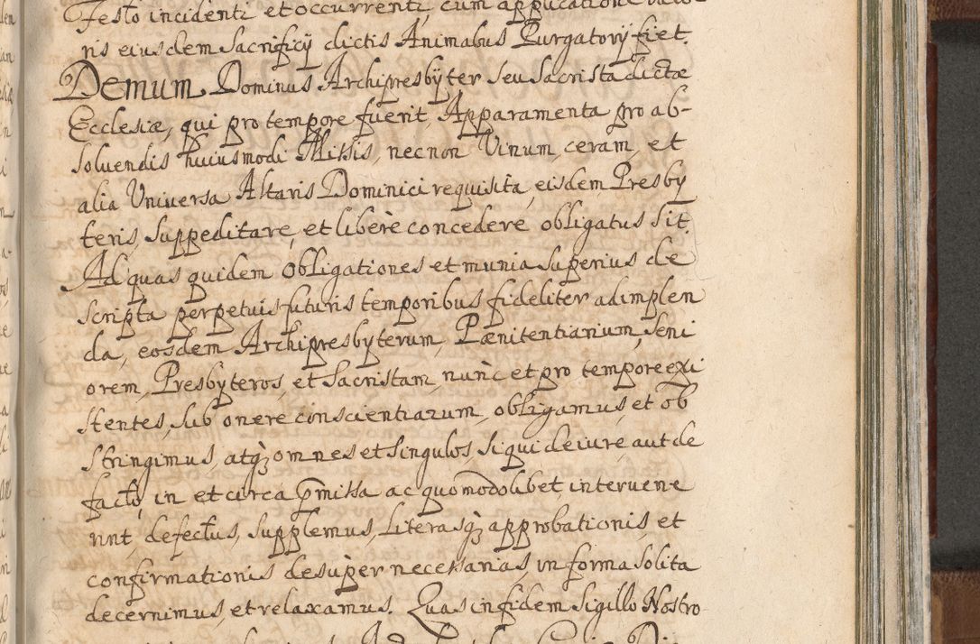 Zdjęcie nr 1269 dla obiektu archiwalnego: Acta actorum, decretorum, sententiarum, erectionum, confirmationum, institutionum, resignationum, constitutionum, provisionum, quietationum, submissionum, protestationum, substitutionum R. D. Petri Gembicki, episcopi Cracoviensis, ducis Severiae in a. D. 1650 et 1651 acticatorum. Volumen V