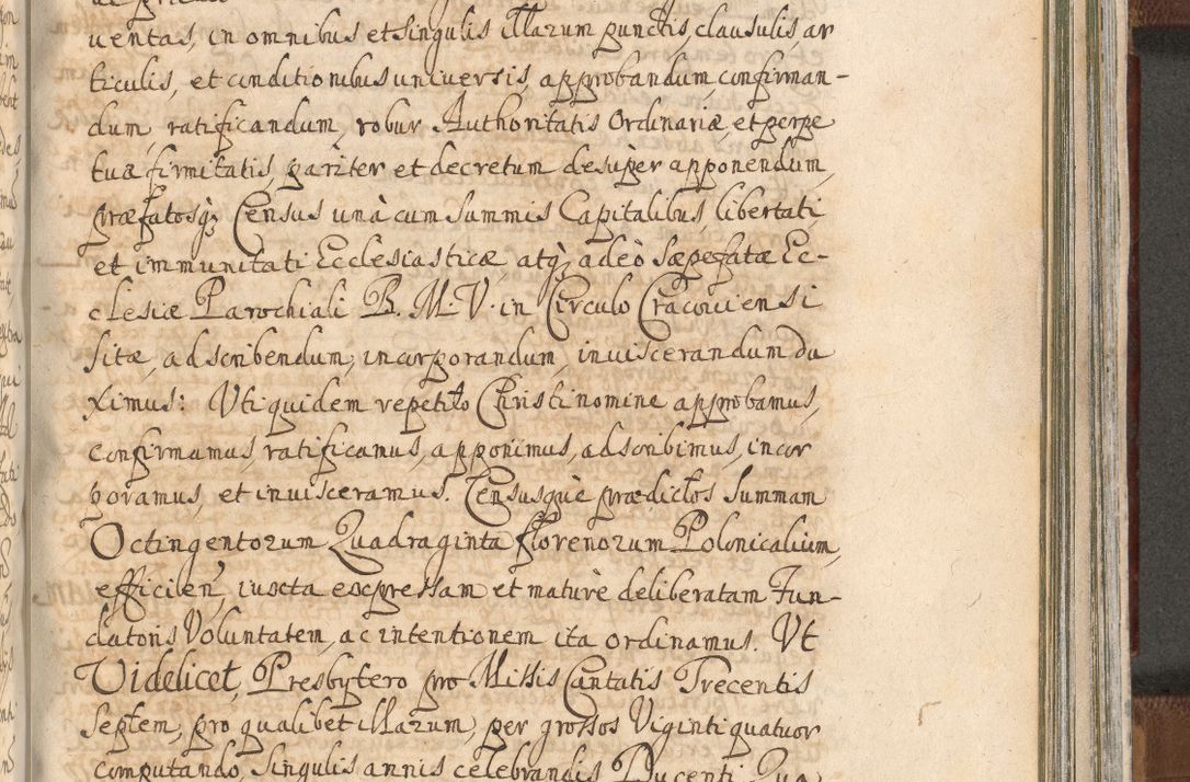 Zdjęcie nr 1267 dla obiektu archiwalnego: Acta actorum, decretorum, sententiarum, erectionum, confirmationum, institutionum, resignationum, constitutionum, provisionum, quietationum, submissionum, protestationum, substitutionum R. D. Petri Gembicki, episcopi Cracoviensis, ducis Severiae in a. D. 1650 et 1651 acticatorum. Volumen V