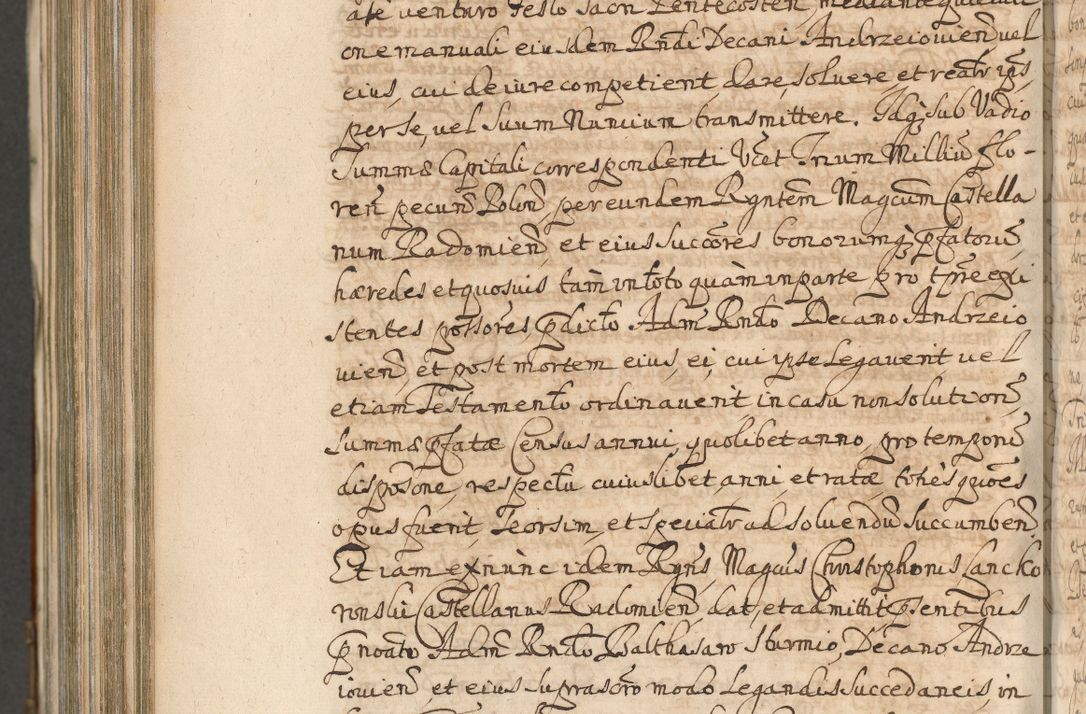 Zdjęcie nr 1266 dla obiektu archiwalnego: Acta actorum, decretorum, sententiarum, erectionum, confirmationum, institutionum, resignationum, constitutionum, provisionum, quietationum, submissionum, protestationum, substitutionum R. D. Petri Gembicki, episcopi Cracoviensis, ducis Severiae in a. D. 1650 et 1651 acticatorum. Volumen V