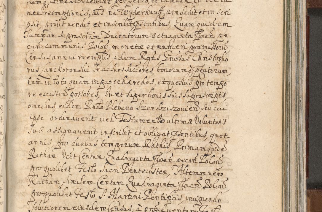 Zdjęcie nr 1259 dla obiektu archiwalnego: Acta actorum, decretorum, sententiarum, erectionum, confirmationum, institutionum, resignationum, constitutionum, provisionum, quietationum, submissionum, protestationum, substitutionum R. D. Petri Gembicki, episcopi Cracoviensis, ducis Severiae in a. D. 1650 et 1651 acticatorum. Volumen V
