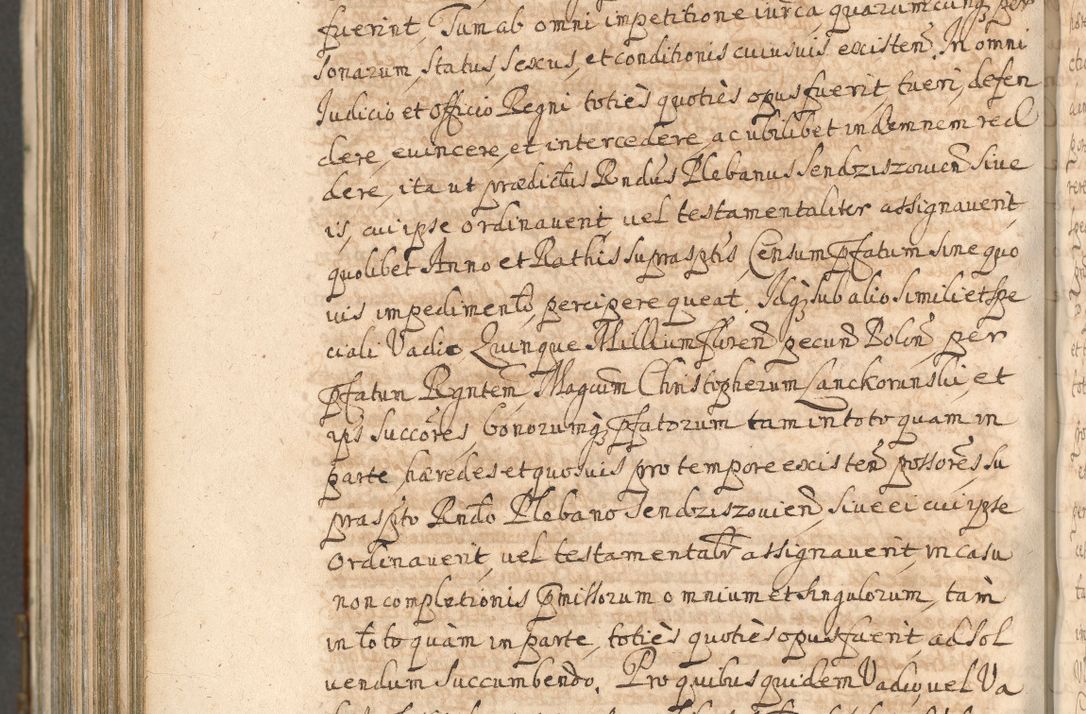 Zdjęcie nr 1256 dla obiektu archiwalnego: Acta actorum, decretorum, sententiarum, erectionum, confirmationum, institutionum, resignationum, constitutionum, provisionum, quietationum, submissionum, protestationum, substitutionum R. D. Petri Gembicki, episcopi Cracoviensis, ducis Severiae in a. D. 1650 et 1651 acticatorum. Volumen V