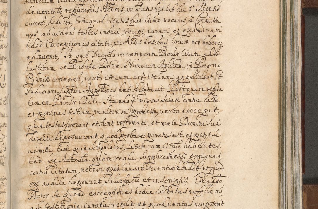 Zdjęcie nr 1248 dla obiektu archiwalnego: Acta actorum, decretorum, sententiarum, erectionum, confirmationum, institutionum, resignationum, constitutionum, provisionum, quietationum, submissionum, protestationum, substitutionum R. D. Petri Gembicki, episcopi Cracoviensis, ducis Severiae in a. D. 1650 et 1651 acticatorum. Volumen V