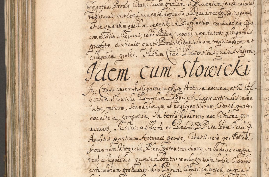Zdjęcie nr 1245 dla obiektu archiwalnego: Acta actorum, decretorum, sententiarum, erectionum, confirmationum, institutionum, resignationum, constitutionum, provisionum, quietationum, submissionum, protestationum, substitutionum R. D. Petri Gembicki, episcopi Cracoviensis, ducis Severiae in a. D. 1650 et 1651 acticatorum. Volumen V