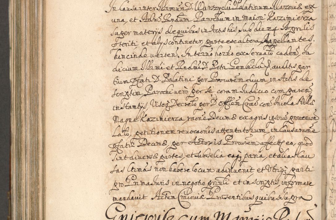 Zdjęcie nr 1225 dla obiektu archiwalnego: Acta actorum, decretorum, sententiarum, erectionum, confirmationum, institutionum, resignationum, constitutionum, provisionum, quietationum, submissionum, protestationum, substitutionum R. D. Petri Gembicki, episcopi Cracoviensis, ducis Severiae in a. D. 1650 et 1651 acticatorum. Volumen V