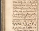Zdjęcie nr 1223 dla obiektu archiwalnego: Acta actorum, decretorum, sententiarum, erectionum, confirmationum, institutionum, resignationum, constitutionum, provisionum, quietationum, submissionum, protestationum, substitutionum R. D. Petri Gembicki, episcopi Cracoviensis, ducis Severiae in a. D. 1650 et 1651 acticatorum. Volumen V