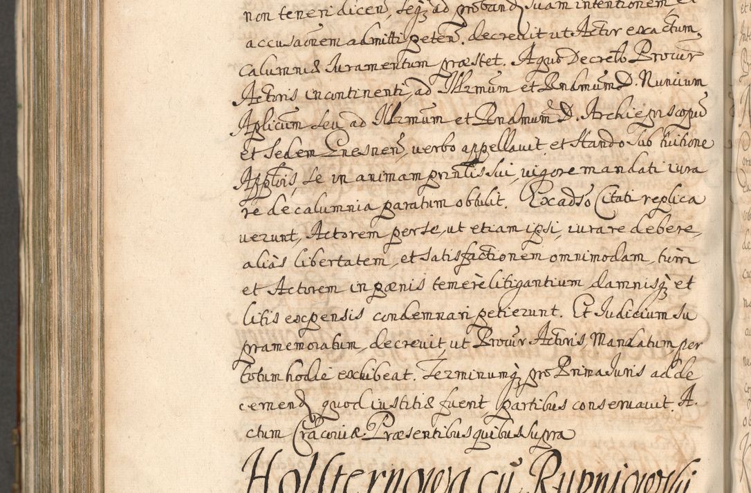 Zdjęcie nr 1215 dla obiektu archiwalnego: Acta actorum, decretorum, sententiarum, erectionum, confirmationum, institutionum, resignationum, constitutionum, provisionum, quietationum, submissionum, protestationum, substitutionum R. D. Petri Gembicki, episcopi Cracoviensis, ducis Severiae in a. D. 1650 et 1651 acticatorum. Volumen V
