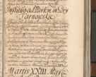 Zdjęcie nr 1214 dla obiektu archiwalnego: Acta actorum, decretorum, sententiarum, erectionum, confirmationum, institutionum, resignationum, constitutionum, provisionum, quietationum, submissionum, protestationum, substitutionum R. D. Petri Gembicki, episcopi Cracoviensis, ducis Severiae in a. D. 1650 et 1651 acticatorum. Volumen V