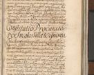 Zdjęcie nr 1212 dla obiektu archiwalnego: Acta actorum, decretorum, sententiarum, erectionum, confirmationum, institutionum, resignationum, constitutionum, provisionum, quietationum, submissionum, protestationum, substitutionum R. D. Petri Gembicki, episcopi Cracoviensis, ducis Severiae in a. D. 1650 et 1651 acticatorum. Volumen V