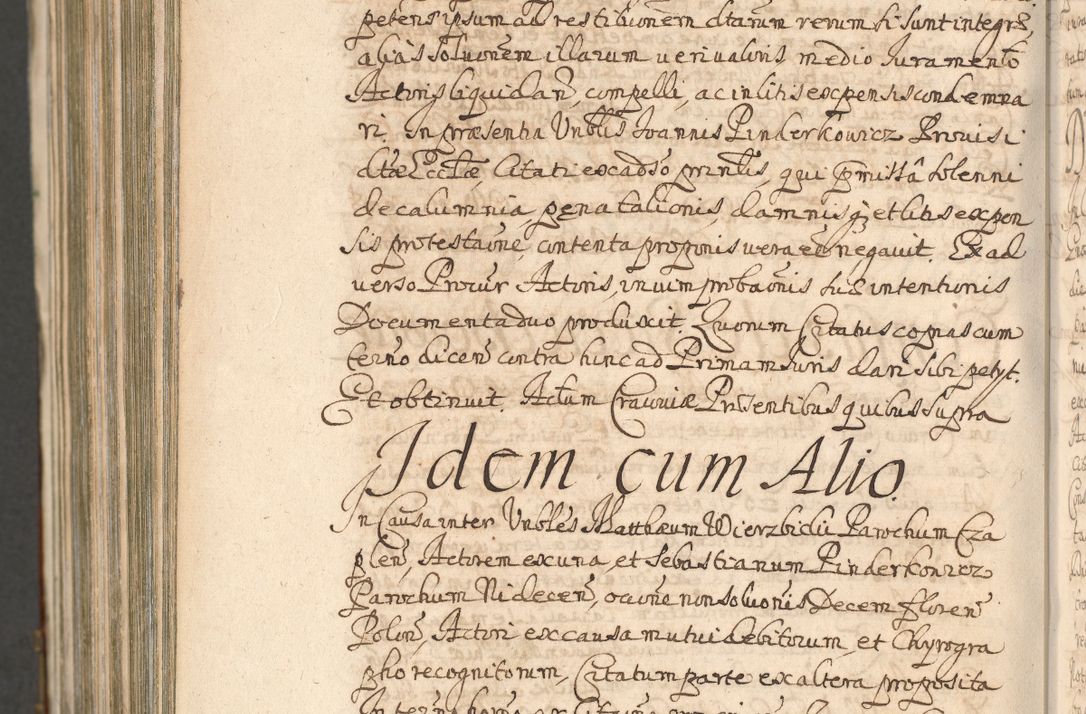 Zdjęcie nr 1588 dla obiektu archiwalnego: Acta actorum, decretorum, sententiarum, erectionum, confirmationum, institutionum, resignationum, constitutionum, provisionum, quietationum, submissionum, protestationum, substitutionum R. D. Petri Gembicki, episcopi Cracoviensis, ducis Severiae in a. D. 1650 et 1651 acticatorum. Volumen V