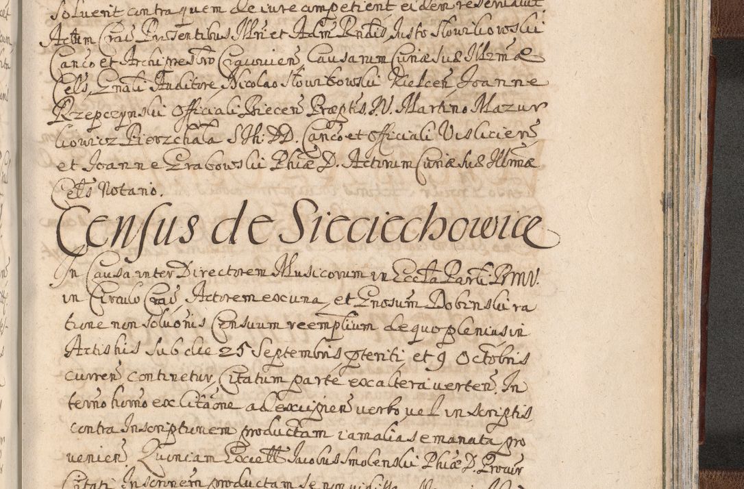 Zdjęcie nr 1587 dla obiektu archiwalnego: Acta actorum, decretorum, sententiarum, erectionum, confirmationum, institutionum, resignationum, constitutionum, provisionum, quietationum, submissionum, protestationum, substitutionum R. D. Petri Gembicki, episcopi Cracoviensis, ducis Severiae in a. D. 1650 et 1651 acticatorum. Volumen V