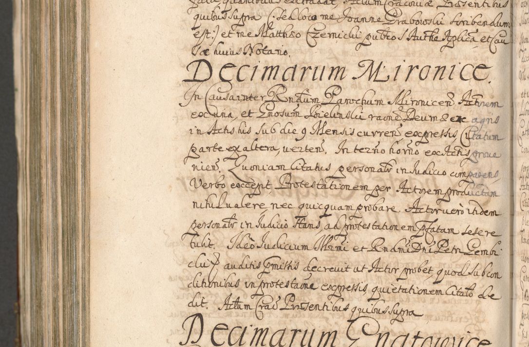 Zdjęcie nr 1572 dla obiektu archiwalnego: Acta actorum, decretorum, sententiarum, erectionum, confirmationum, institutionum, resignationum, constitutionum, provisionum, quietationum, submissionum, protestationum, substitutionum R. D. Petri Gembicki, episcopi Cracoviensis, ducis Severiae in a. D. 1650 et 1651 acticatorum. Volumen V