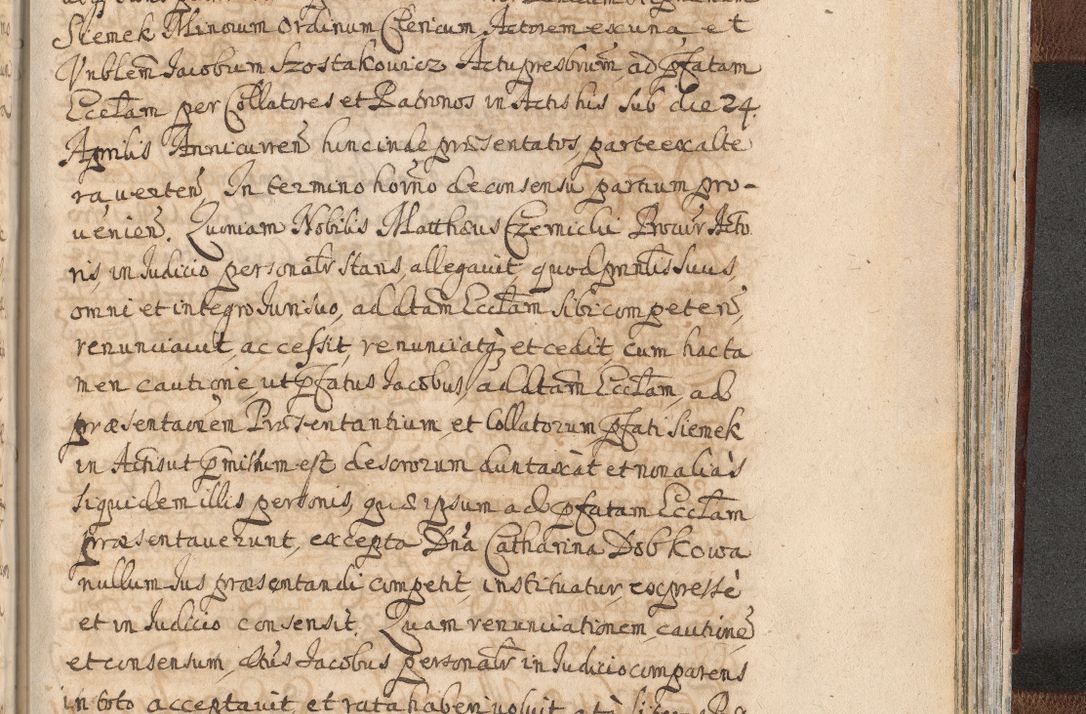 Zdjęcie nr 1567 dla obiektu archiwalnego: Acta actorum, decretorum, sententiarum, erectionum, confirmationum, institutionum, resignationum, constitutionum, provisionum, quietationum, submissionum, protestationum, substitutionum R. D. Petri Gembicki, episcopi Cracoviensis, ducis Severiae in a. D. 1650 et 1651 acticatorum. Volumen V