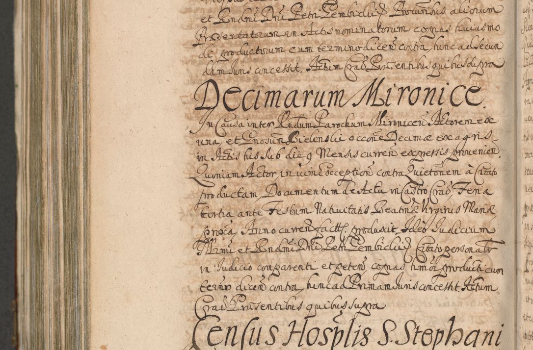 Zdjęcie nr 1566 dla obiektu archiwalnego: Acta actorum, decretorum, sententiarum, erectionum, confirmationum, institutionum, resignationum, constitutionum, provisionum, quietationum, submissionum, protestationum, substitutionum R. D. Petri Gembicki, episcopi Cracoviensis, ducis Severiae in a. D. 1650 et 1651 acticatorum. Volumen V