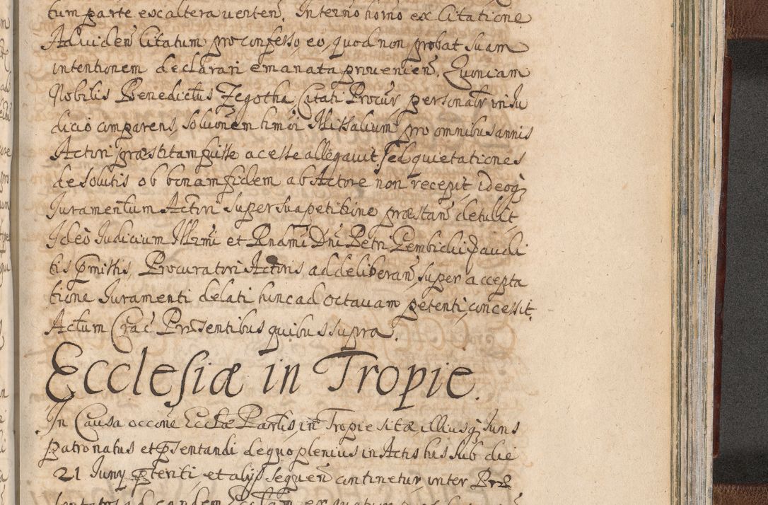 Zdjęcie nr 1565 dla obiektu archiwalnego: Acta actorum, decretorum, sententiarum, erectionum, confirmationum, institutionum, resignationum, constitutionum, provisionum, quietationum, submissionum, protestationum, substitutionum R. D. Petri Gembicki, episcopi Cracoviensis, ducis Severiae in a. D. 1650 et 1651 acticatorum. Volumen V