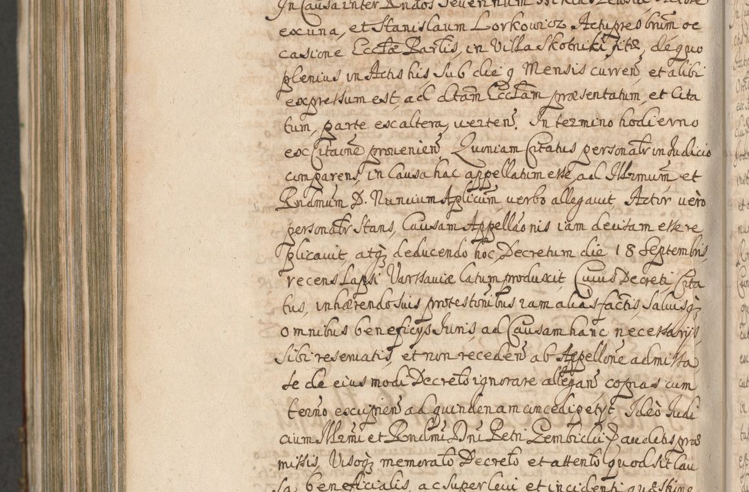 Zdjęcie nr 1562 dla obiektu archiwalnego: Acta actorum, decretorum, sententiarum, erectionum, confirmationum, institutionum, resignationum, constitutionum, provisionum, quietationum, submissionum, protestationum, substitutionum R. D. Petri Gembicki, episcopi Cracoviensis, ducis Severiae in a. D. 1650 et 1651 acticatorum. Volumen V