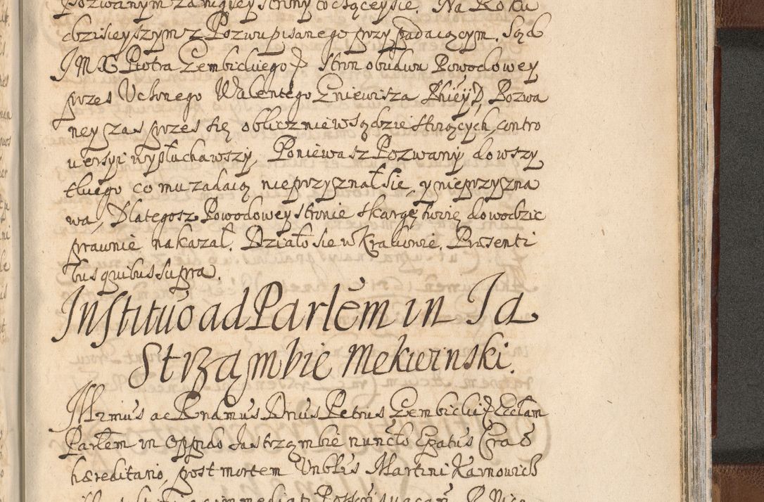 Zdjęcie nr 1555 dla obiektu archiwalnego: Acta actorum, decretorum, sententiarum, erectionum, confirmationum, institutionum, resignationum, constitutionum, provisionum, quietationum, submissionum, protestationum, substitutionum R. D. Petri Gembicki, episcopi Cracoviensis, ducis Severiae in a. D. 1650 et 1651 acticatorum. Volumen V