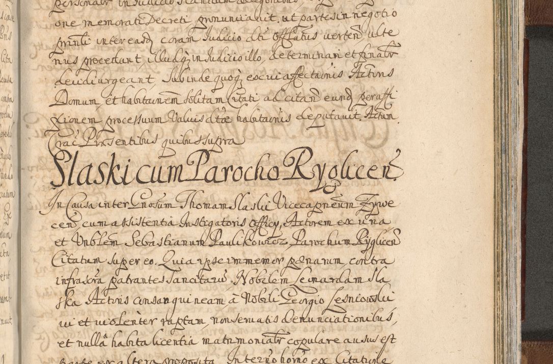 Zdjęcie nr 1537 dla obiektu archiwalnego: Acta actorum, decretorum, sententiarum, erectionum, confirmationum, institutionum, resignationum, constitutionum, provisionum, quietationum, submissionum, protestationum, substitutionum R. D. Petri Gembicki, episcopi Cracoviensis, ducis Severiae in a. D. 1650 et 1651 acticatorum. Volumen V