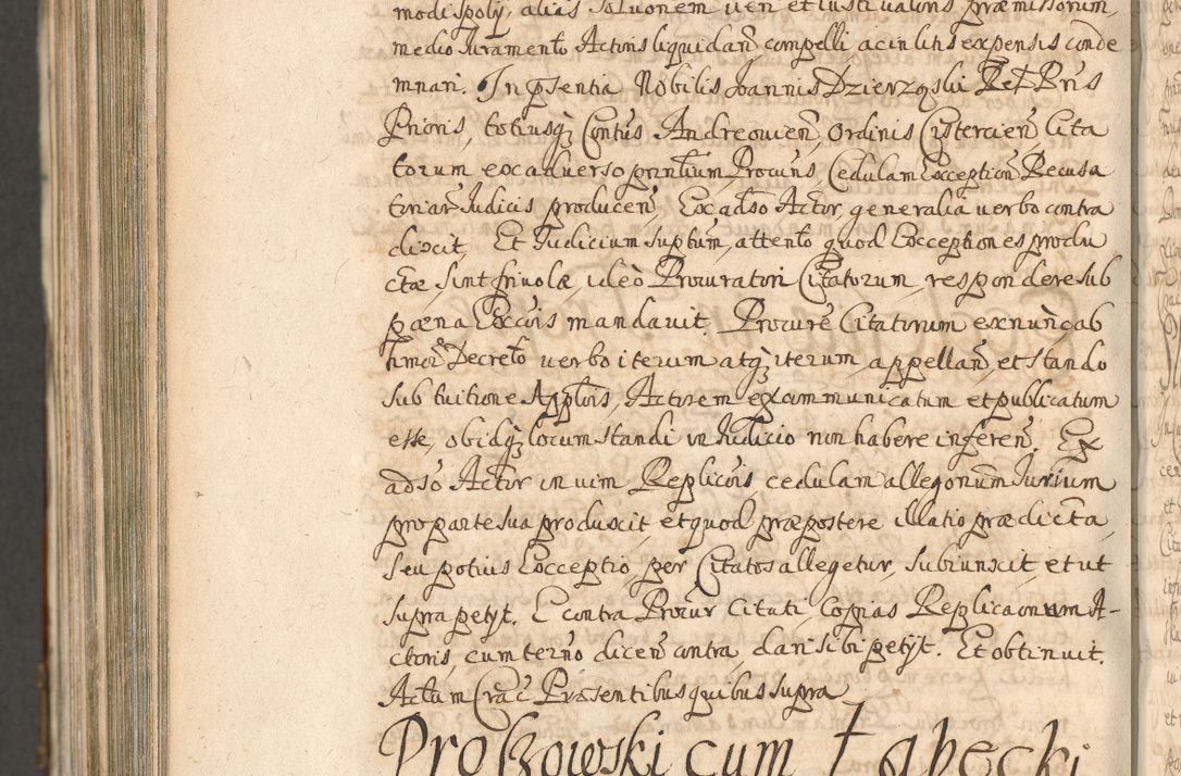 Zdjęcie nr 1536 dla obiektu archiwalnego: Acta actorum, decretorum, sententiarum, erectionum, confirmationum, institutionum, resignationum, constitutionum, provisionum, quietationum, submissionum, protestationum, substitutionum R. D. Petri Gembicki, episcopi Cracoviensis, ducis Severiae in a. D. 1650 et 1651 acticatorum. Volumen V