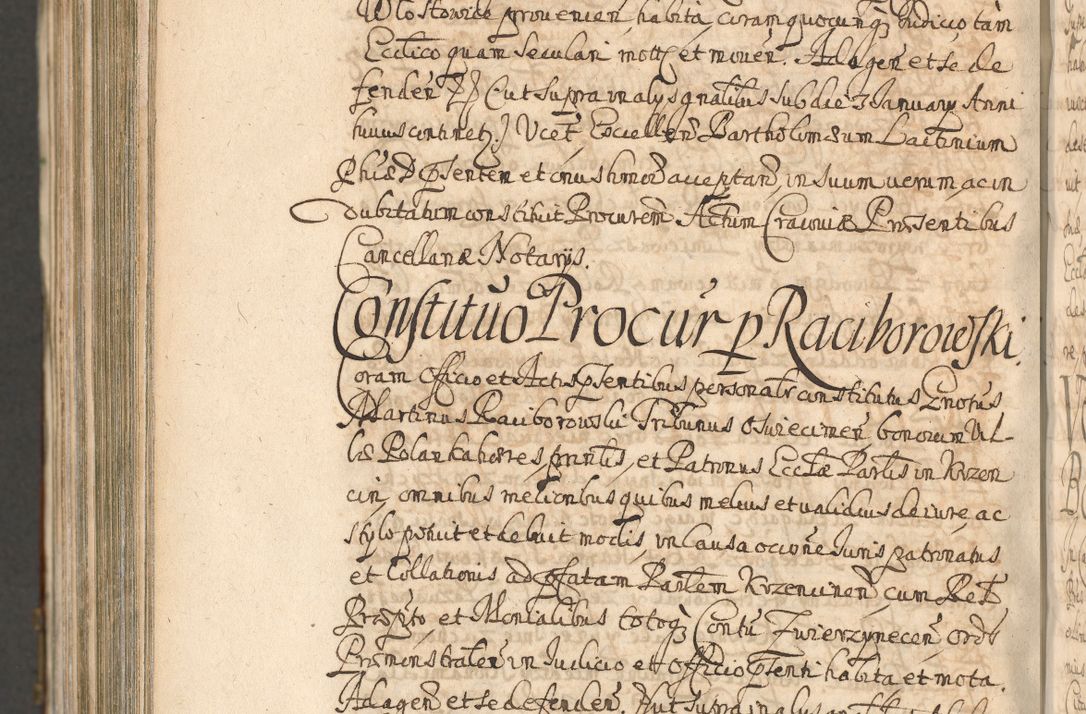 Zdjęcie nr 1530 dla obiektu archiwalnego: Acta actorum, decretorum, sententiarum, erectionum, confirmationum, institutionum, resignationum, constitutionum, provisionum, quietationum, submissionum, protestationum, substitutionum R. D. Petri Gembicki, episcopi Cracoviensis, ducis Severiae in a. D. 1650 et 1651 acticatorum. Volumen V