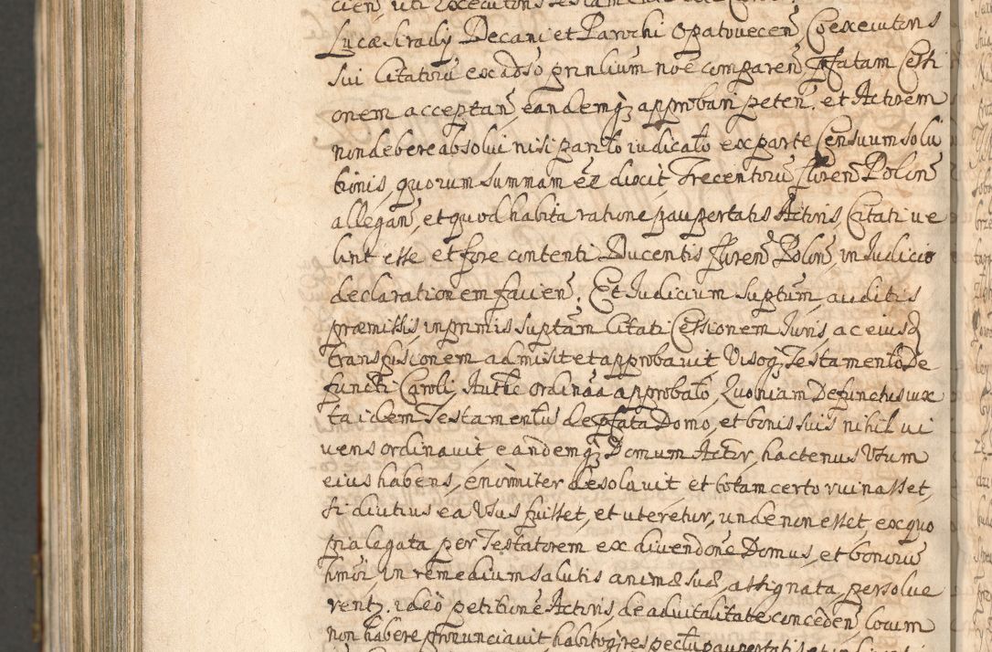 Zdjęcie nr 1528 dla obiektu archiwalnego: Acta actorum, decretorum, sententiarum, erectionum, confirmationum, institutionum, resignationum, constitutionum, provisionum, quietationum, submissionum, protestationum, substitutionum R. D. Petri Gembicki, episcopi Cracoviensis, ducis Severiae in a. D. 1650 et 1651 acticatorum. Volumen V