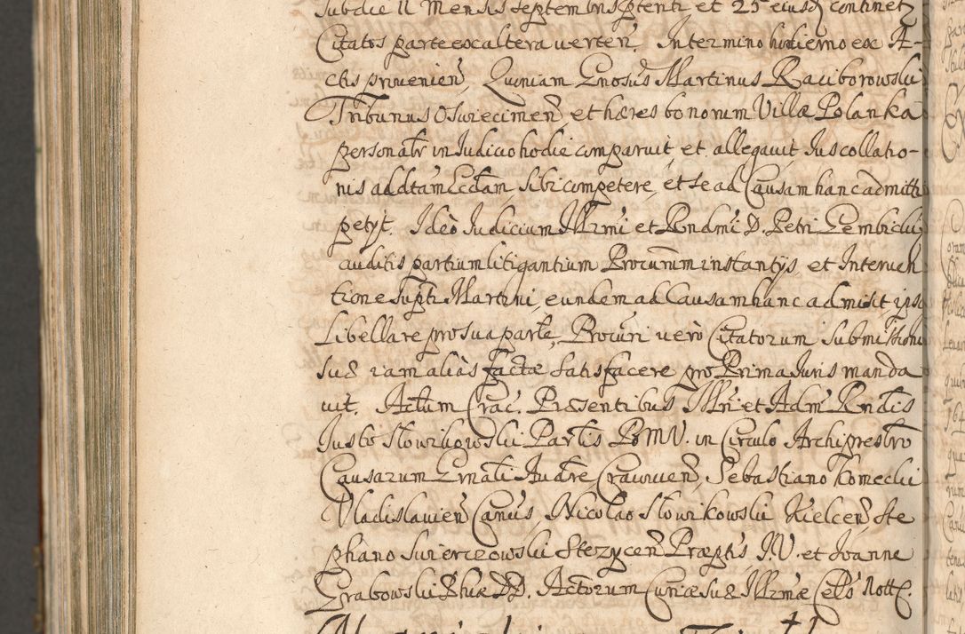 Zdjęcie nr 1526 dla obiektu archiwalnego: Acta actorum, decretorum, sententiarum, erectionum, confirmationum, institutionum, resignationum, constitutionum, provisionum, quietationum, submissionum, protestationum, substitutionum R. D. Petri Gembicki, episcopi Cracoviensis, ducis Severiae in a. D. 1650 et 1651 acticatorum. Volumen V