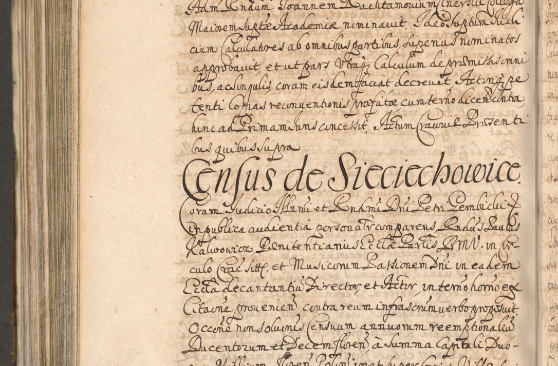 Zdjęcie nr 1518 dla obiektu archiwalnego: Acta actorum, decretorum, sententiarum, erectionum, confirmationum, institutionum, resignationum, constitutionum, provisionum, quietationum, submissionum, protestationum, substitutionum R. D. Petri Gembicki, episcopi Cracoviensis, ducis Severiae in a. D. 1650 et 1651 acticatorum. Volumen V