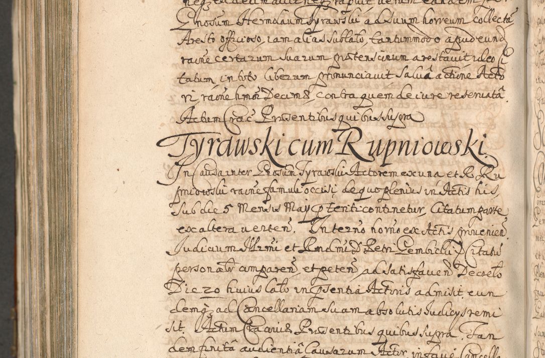 Zdjęcie nr 1512 dla obiektu archiwalnego: Acta actorum, decretorum, sententiarum, erectionum, confirmationum, institutionum, resignationum, constitutionum, provisionum, quietationum, submissionum, protestationum, substitutionum R. D. Petri Gembicki, episcopi Cracoviensis, ducis Severiae in a. D. 1650 et 1651 acticatorum. Volumen V