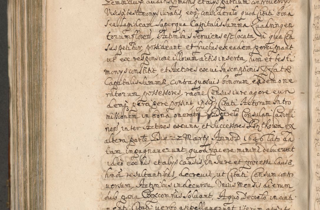 Zdjęcie nr 1510 dla obiektu archiwalnego: Acta actorum, decretorum, sententiarum, erectionum, confirmationum, institutionum, resignationum, constitutionum, provisionum, quietationum, submissionum, protestationum, substitutionum R. D. Petri Gembicki, episcopi Cracoviensis, ducis Severiae in a. D. 1650 et 1651 acticatorum. Volumen V