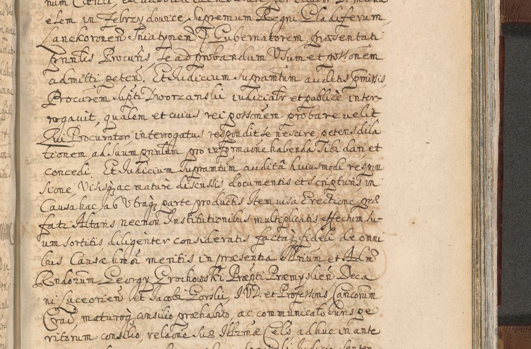 Zdjęcie nr 1505 dla obiektu archiwalnego: Acta actorum, decretorum, sententiarum, erectionum, confirmationum, institutionum, resignationum, constitutionum, provisionum, quietationum, submissionum, protestationum, substitutionum R. D. Petri Gembicki, episcopi Cracoviensis, ducis Severiae in a. D. 1650 et 1651 acticatorum. Volumen V