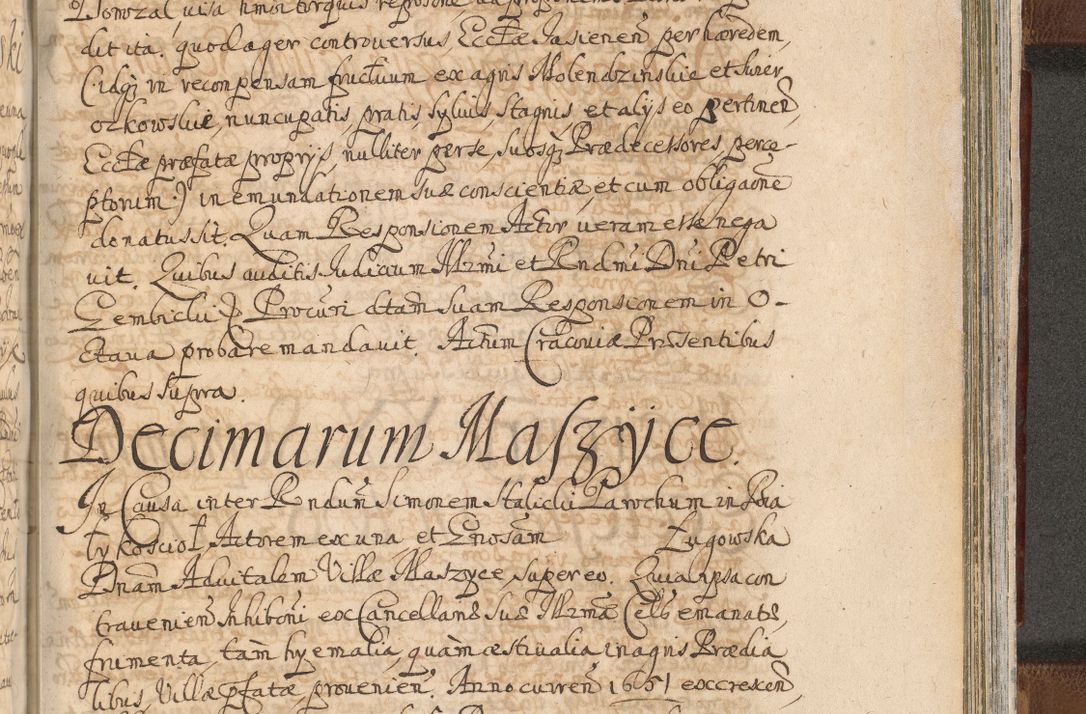 Zdjęcie nr 1501 dla obiektu archiwalnego: Acta actorum, decretorum, sententiarum, erectionum, confirmationum, institutionum, resignationum, constitutionum, provisionum, quietationum, submissionum, protestationum, substitutionum R. D. Petri Gembicki, episcopi Cracoviensis, ducis Severiae in a. D. 1650 et 1651 acticatorum. Volumen V