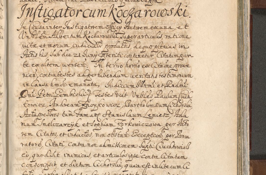 Zdjęcie nr 1495 dla obiektu archiwalnego: Acta actorum, decretorum, sententiarum, erectionum, confirmationum, institutionum, resignationum, constitutionum, provisionum, quietationum, submissionum, protestationum, substitutionum R. D. Petri Gembicki, episcopi Cracoviensis, ducis Severiae in a. D. 1650 et 1651 acticatorum. Volumen V