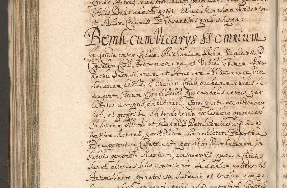 Zdjęcie nr 1492 dla obiektu archiwalnego: Acta actorum, decretorum, sententiarum, erectionum, confirmationum, institutionum, resignationum, constitutionum, provisionum, quietationum, submissionum, protestationum, substitutionum R. D. Petri Gembicki, episcopi Cracoviensis, ducis Severiae in a. D. 1650 et 1651 acticatorum. Volumen V