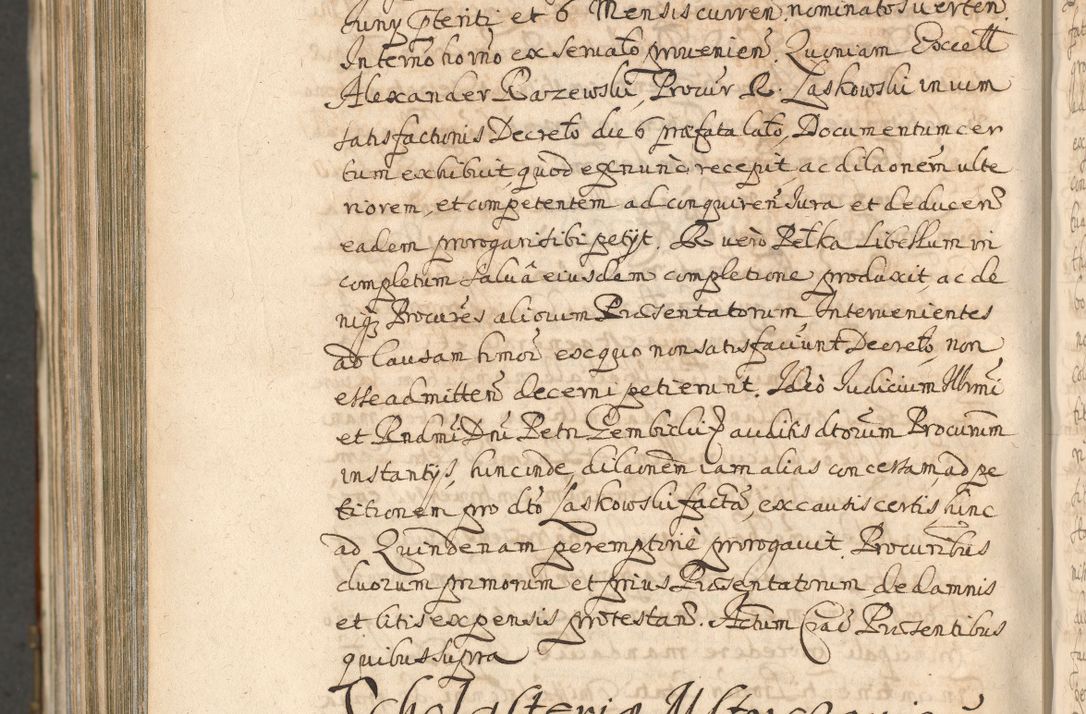 Zdjęcie nr 1486 dla obiektu archiwalnego: Acta actorum, decretorum, sententiarum, erectionum, confirmationum, institutionum, resignationum, constitutionum, provisionum, quietationum, submissionum, protestationum, substitutionum R. D. Petri Gembicki, episcopi Cracoviensis, ducis Severiae in a. D. 1650 et 1651 acticatorum. Volumen V