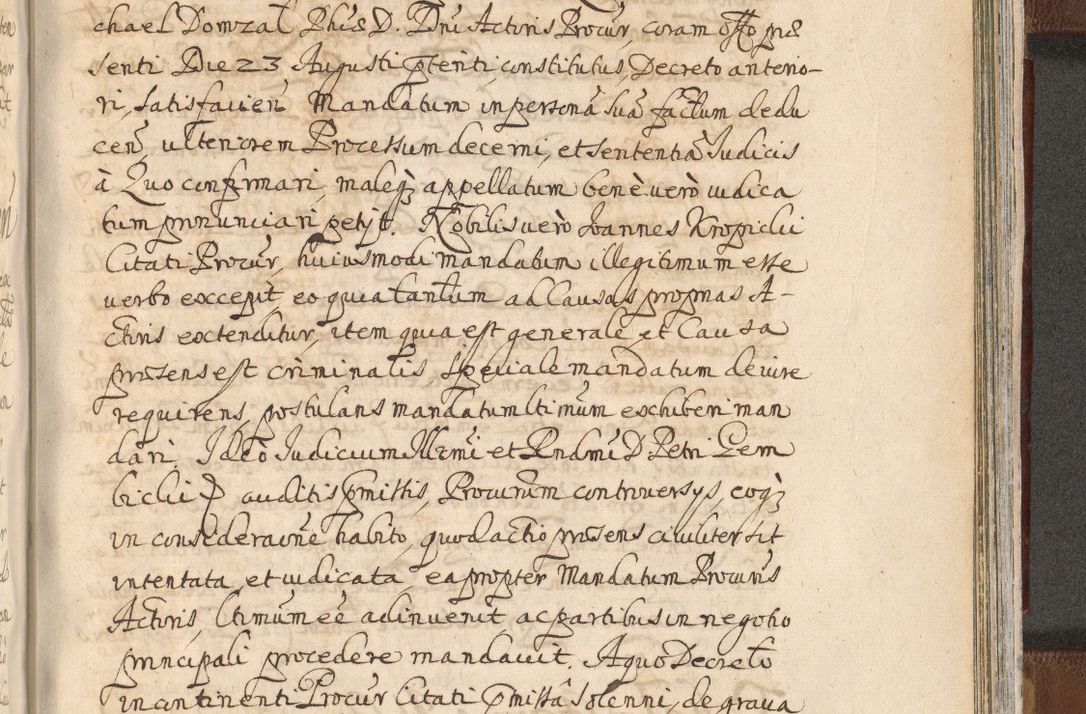 Zdjęcie nr 1485 dla obiektu archiwalnego: Acta actorum, decretorum, sententiarum, erectionum, confirmationum, institutionum, resignationum, constitutionum, provisionum, quietationum, submissionum, protestationum, substitutionum R. D. Petri Gembicki, episcopi Cracoviensis, ducis Severiae in a. D. 1650 et 1651 acticatorum. Volumen V