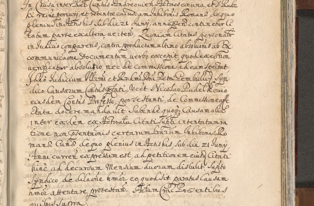 Zdjęcie nr 1483 dla obiektu archiwalnego: Acta actorum, decretorum, sententiarum, erectionum, confirmationum, institutionum, resignationum, constitutionum, provisionum, quietationum, submissionum, protestationum, substitutionum R. D. Petri Gembicki, episcopi Cracoviensis, ducis Severiae in a. D. 1650 et 1651 acticatorum. Volumen V