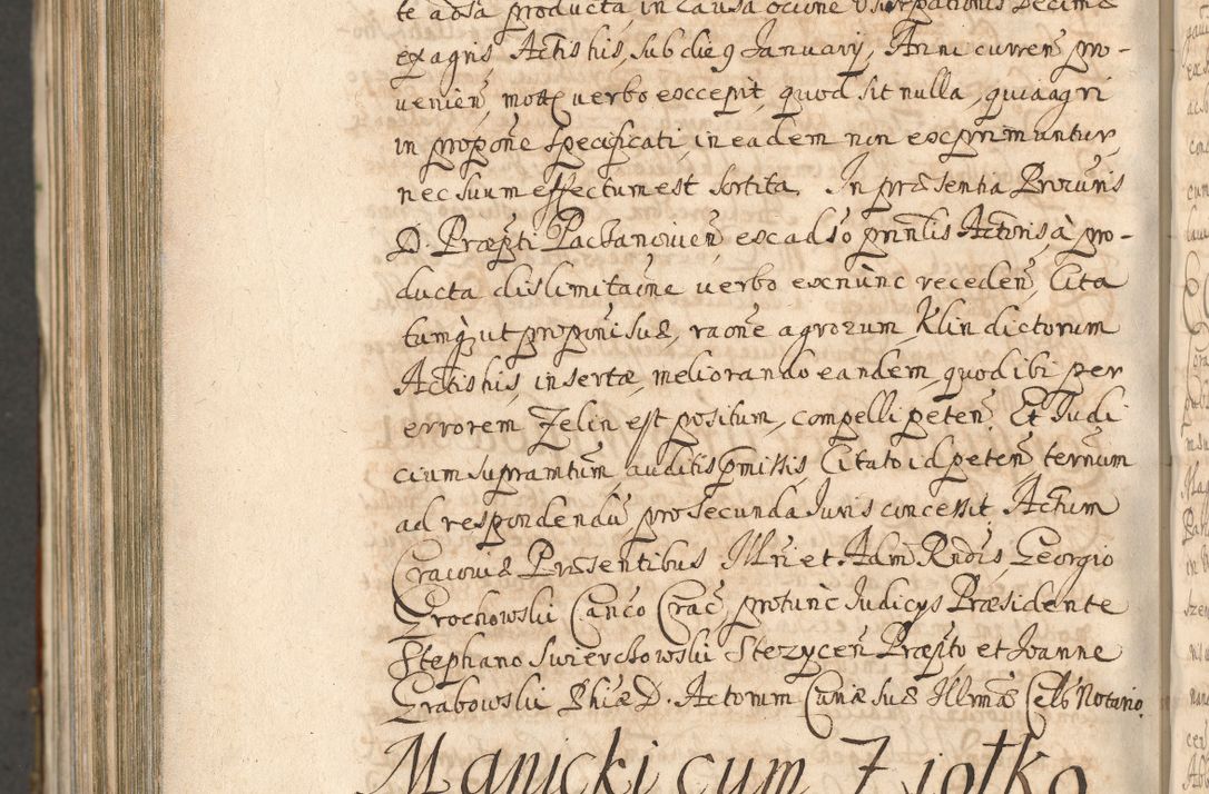 Zdjęcie nr 1480 dla obiektu archiwalnego: Acta actorum, decretorum, sententiarum, erectionum, confirmationum, institutionum, resignationum, constitutionum, provisionum, quietationum, submissionum, protestationum, substitutionum R. D. Petri Gembicki, episcopi Cracoviensis, ducis Severiae in a. D. 1650 et 1651 acticatorum. Volumen V