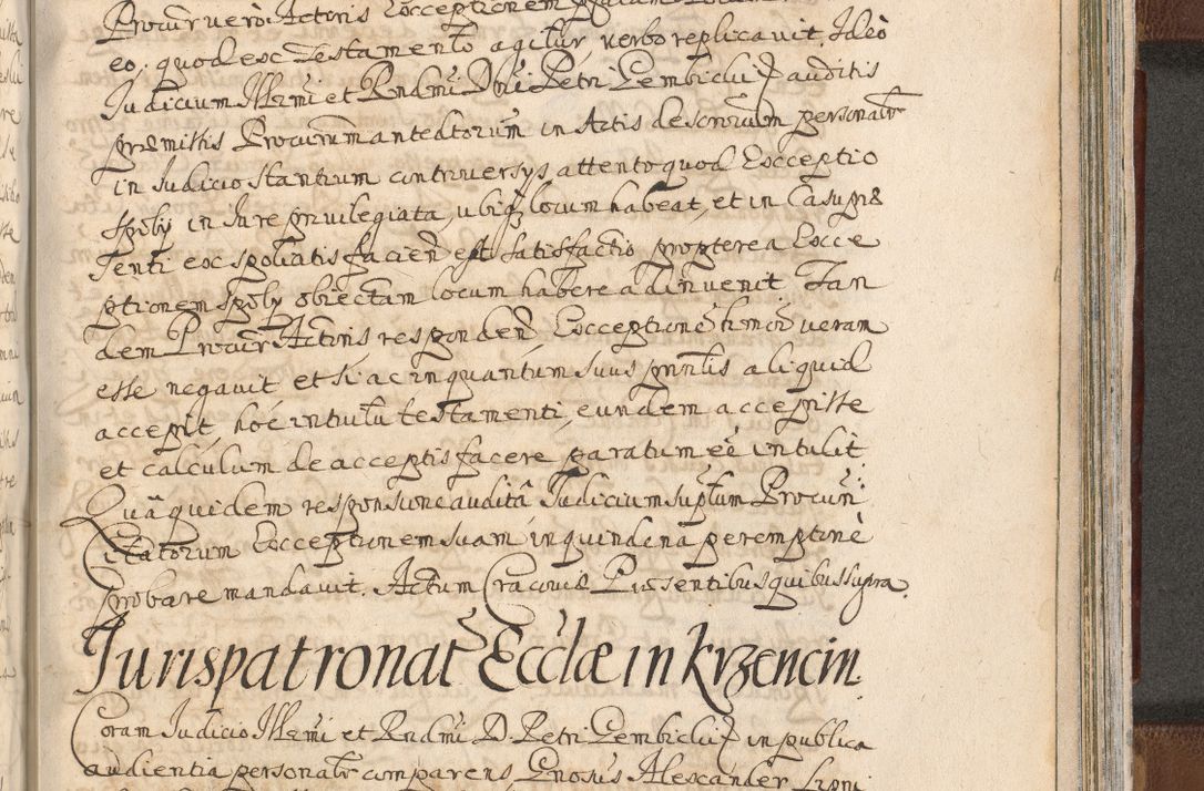 Zdjęcie nr 1471 dla obiektu archiwalnego: Acta actorum, decretorum, sententiarum, erectionum, confirmationum, institutionum, resignationum, constitutionum, provisionum, quietationum, submissionum, protestationum, substitutionum R. D. Petri Gembicki, episcopi Cracoviensis, ducis Severiae in a. D. 1650 et 1651 acticatorum. Volumen V