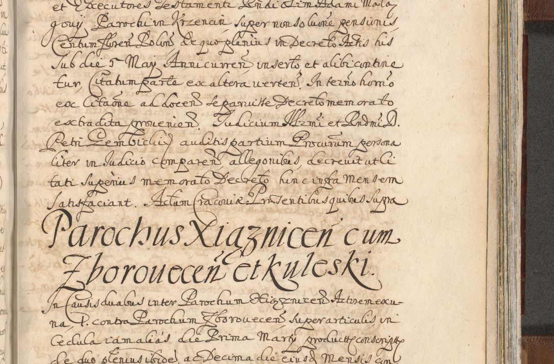 Zdjęcie nr 1469 dla obiektu archiwalnego: Acta actorum, decretorum, sententiarum, erectionum, confirmationum, institutionum, resignationum, constitutionum, provisionum, quietationum, submissionum, protestationum, substitutionum R. D. Petri Gembicki, episcopi Cracoviensis, ducis Severiae in a. D. 1650 et 1651 acticatorum. Volumen V