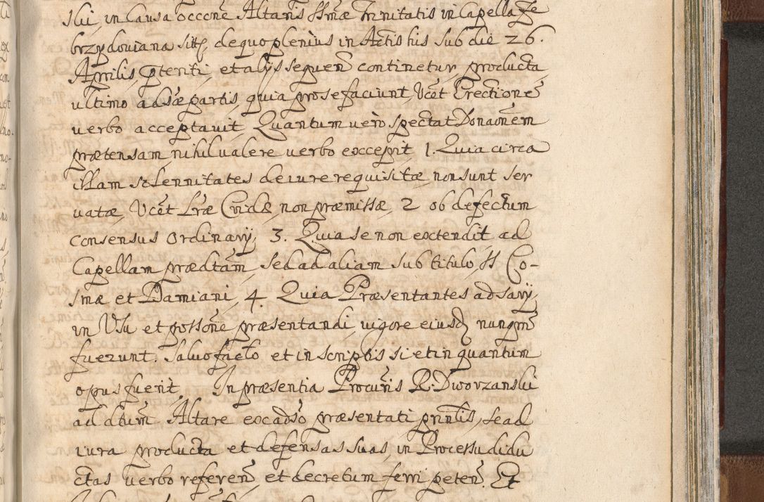 Zdjęcie nr 1463 dla obiektu archiwalnego: Acta actorum, decretorum, sententiarum, erectionum, confirmationum, institutionum, resignationum, constitutionum, provisionum, quietationum, submissionum, protestationum, substitutionum R. D. Petri Gembicki, episcopi Cracoviensis, ducis Severiae in a. D. 1650 et 1651 acticatorum. Volumen V