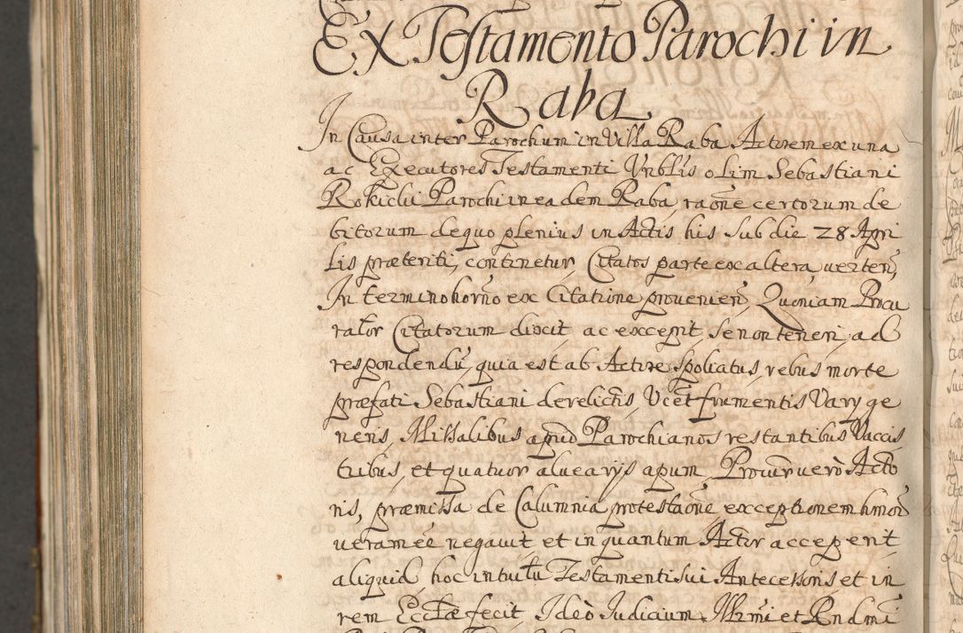 Zdjęcie nr 1456 dla obiektu archiwalnego: Acta actorum, decretorum, sententiarum, erectionum, confirmationum, institutionum, resignationum, constitutionum, provisionum, quietationum, submissionum, protestationum, substitutionum R. D. Petri Gembicki, episcopi Cracoviensis, ducis Severiae in a. D. 1650 et 1651 acticatorum. Volumen V