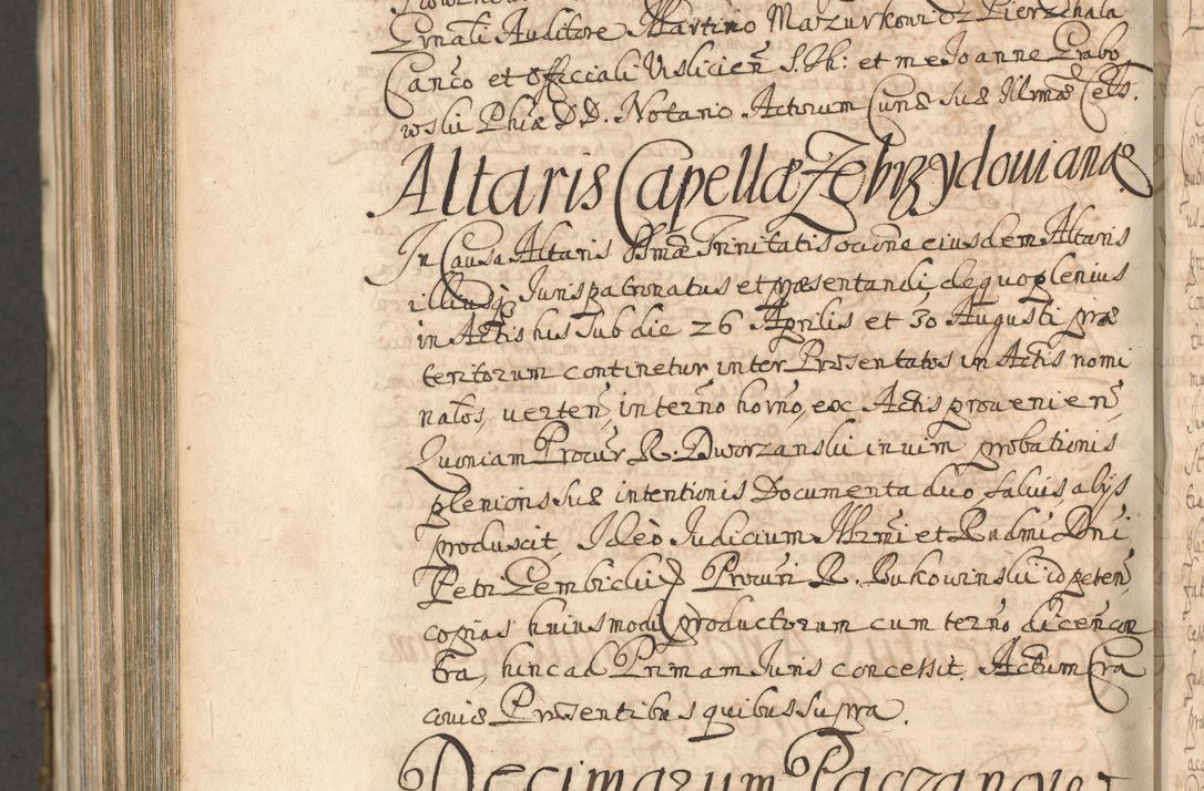 Zdjęcie nr 1454 dla obiektu archiwalnego: Acta actorum, decretorum, sententiarum, erectionum, confirmationum, institutionum, resignationum, constitutionum, provisionum, quietationum, submissionum, protestationum, substitutionum R. D. Petri Gembicki, episcopi Cracoviensis, ducis Severiae in a. D. 1650 et 1651 acticatorum. Volumen V
