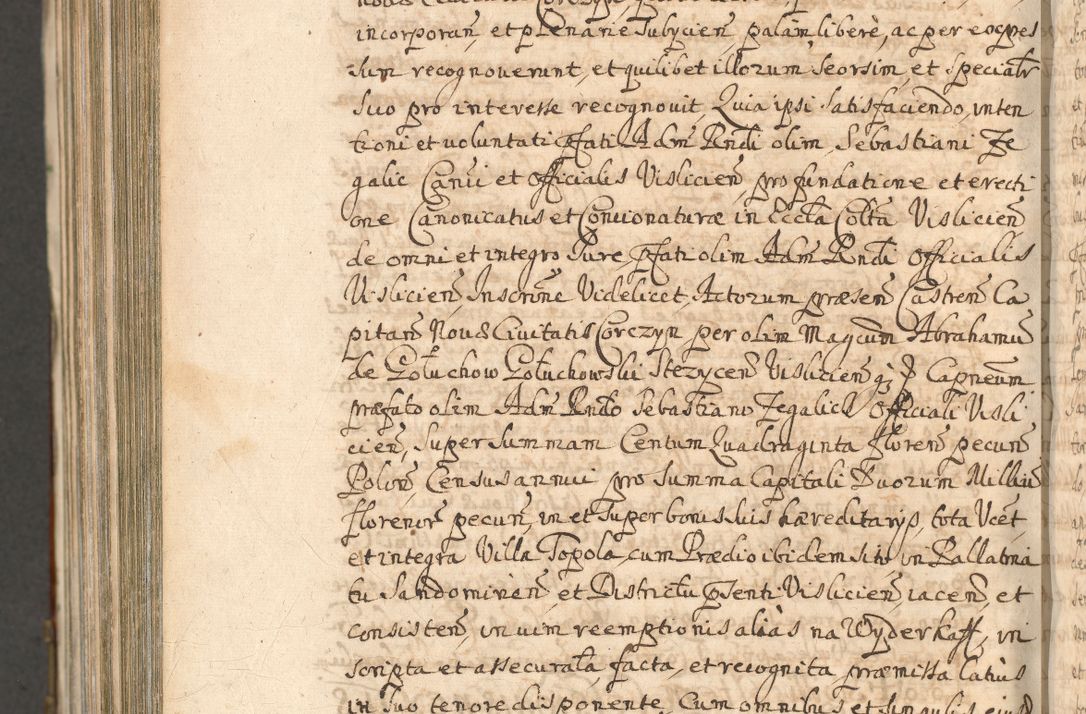 Zdjęcie nr 1438 dla obiektu archiwalnego: Acta actorum, decretorum, sententiarum, erectionum, confirmationum, institutionum, resignationum, constitutionum, provisionum, quietationum, submissionum, protestationum, substitutionum R. D. Petri Gembicki, episcopi Cracoviensis, ducis Severiae in a. D. 1650 et 1651 acticatorum. Volumen V